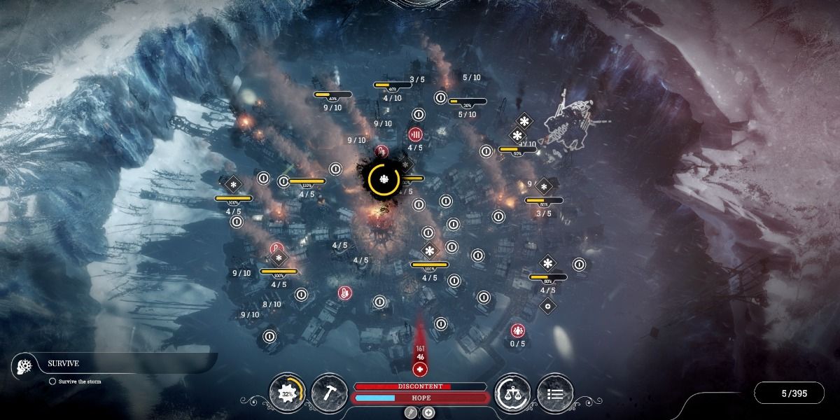 high discontent levels in frostpunk