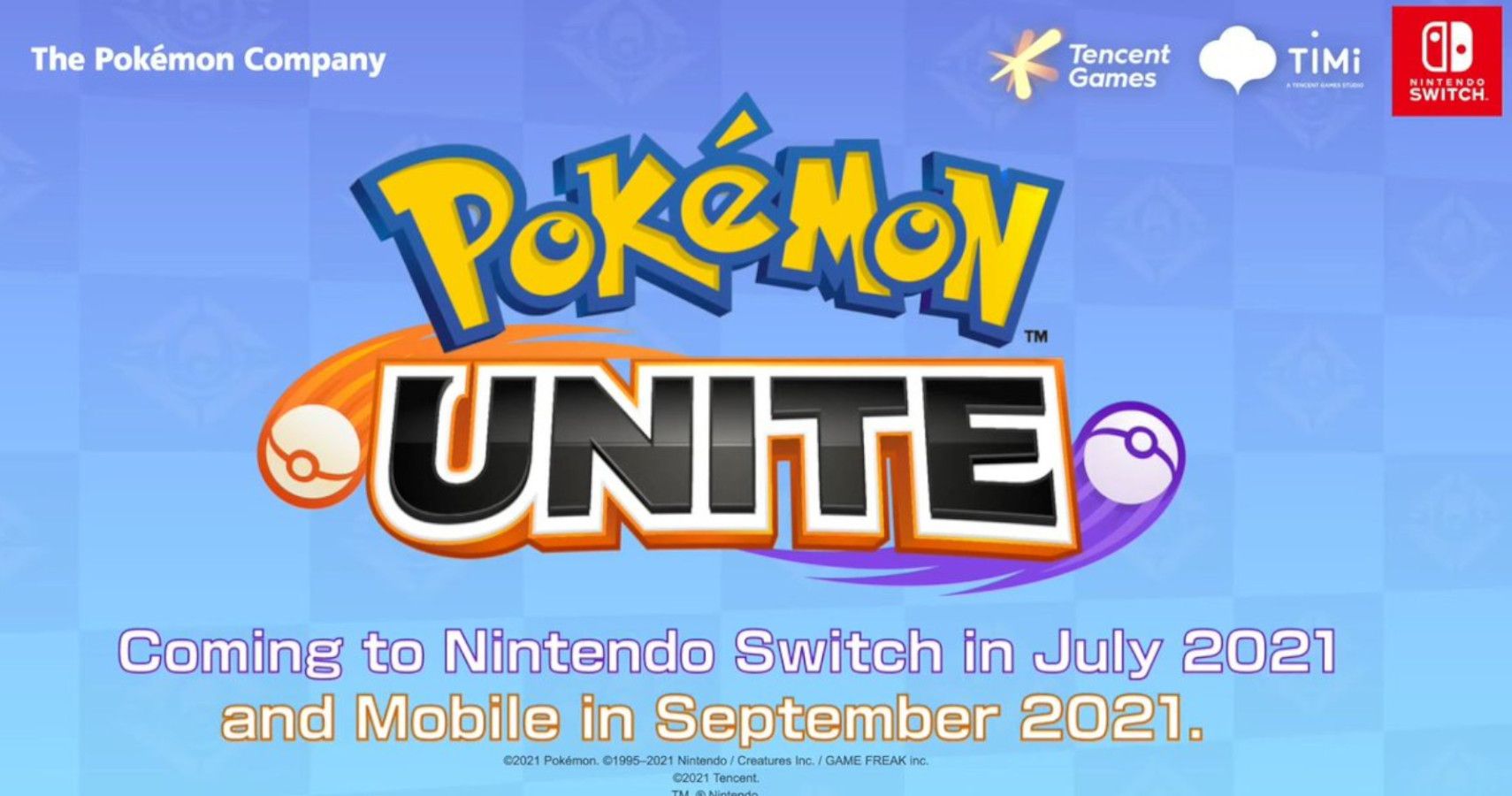 pokemon unite release dates, switch in july and mobile in september
