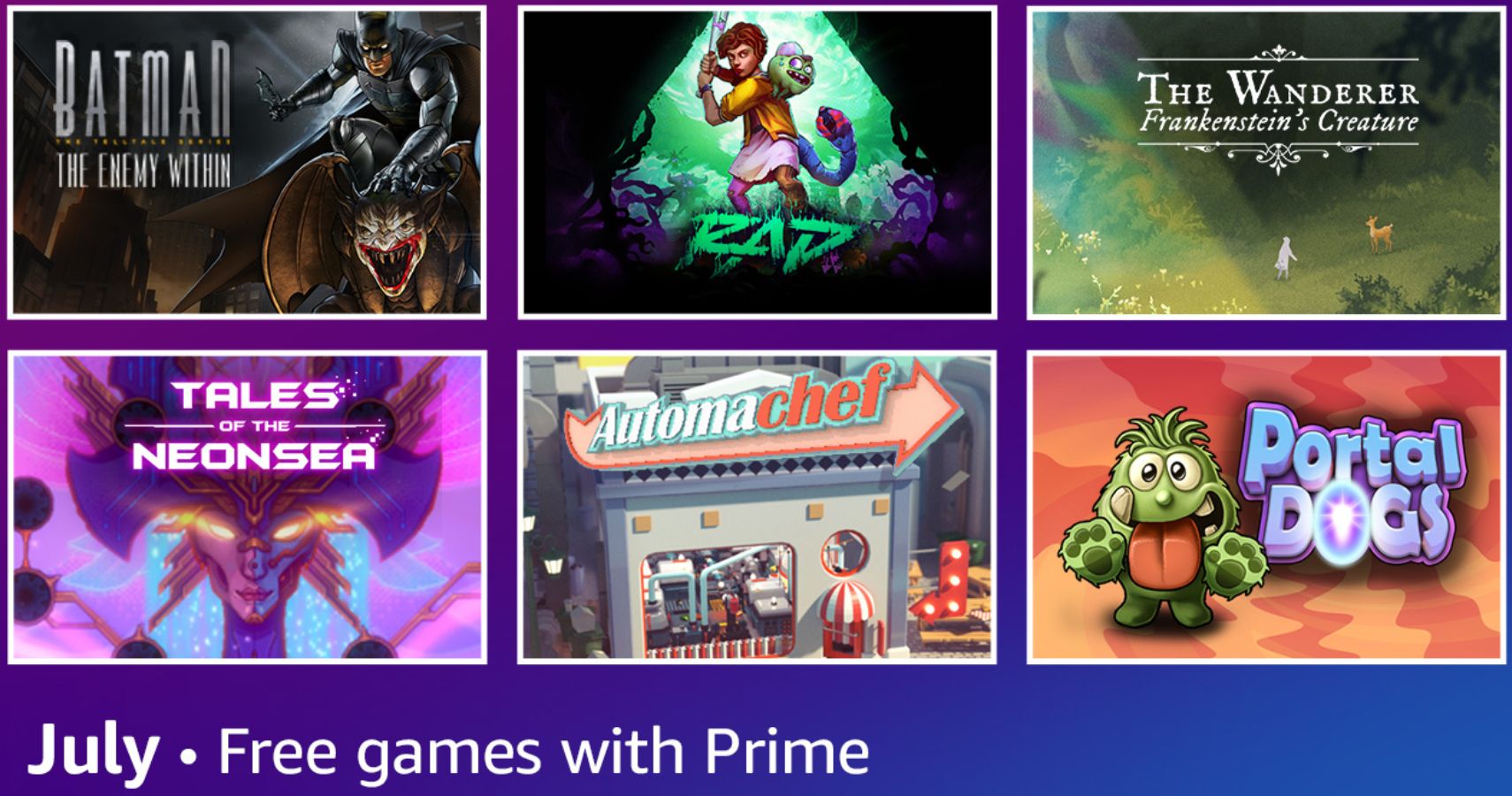 Amazon Prime Gaming Reveals Free Games And Loot For July