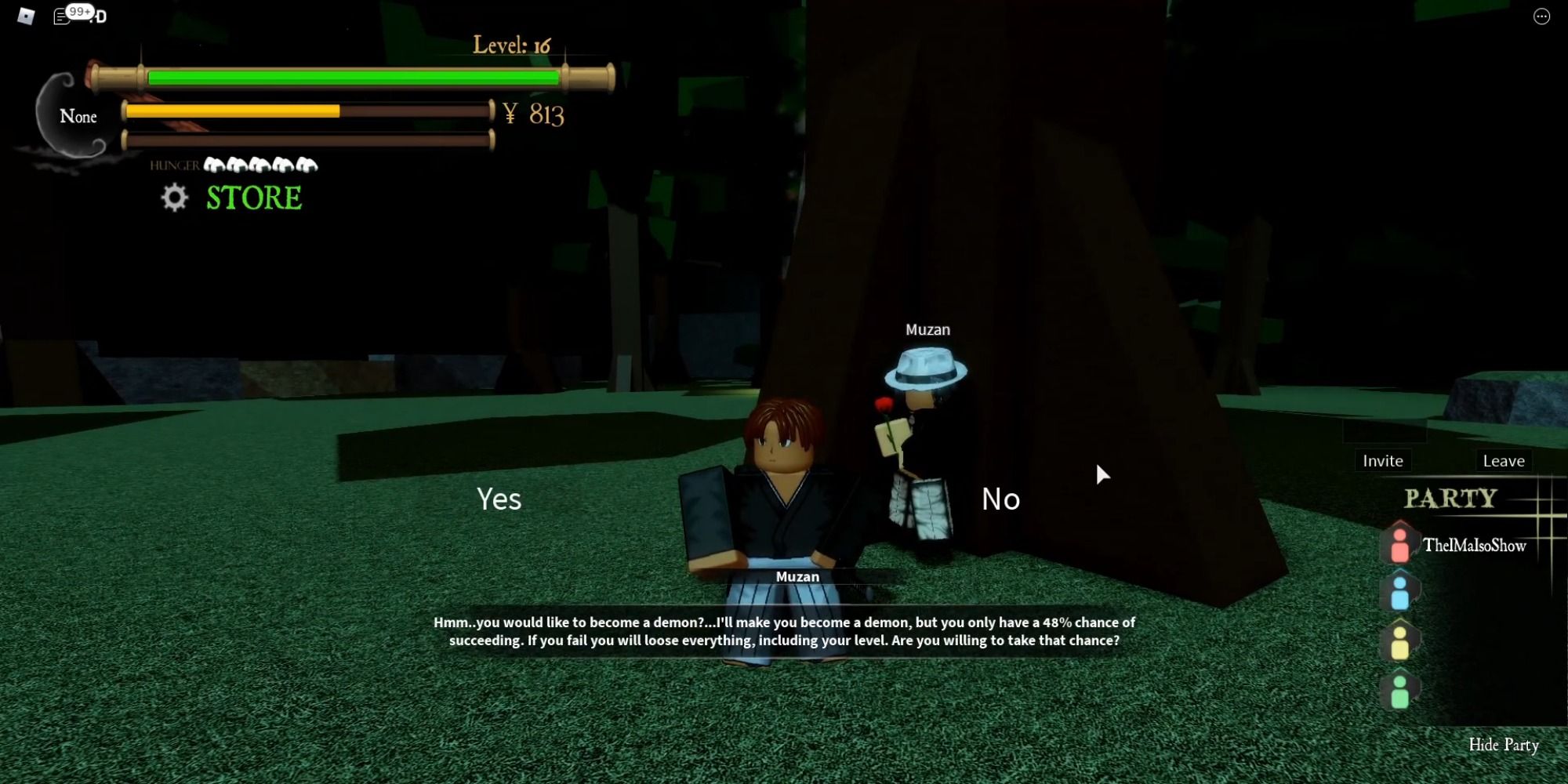 roblox demon slayer rpg 2 become demon occupation