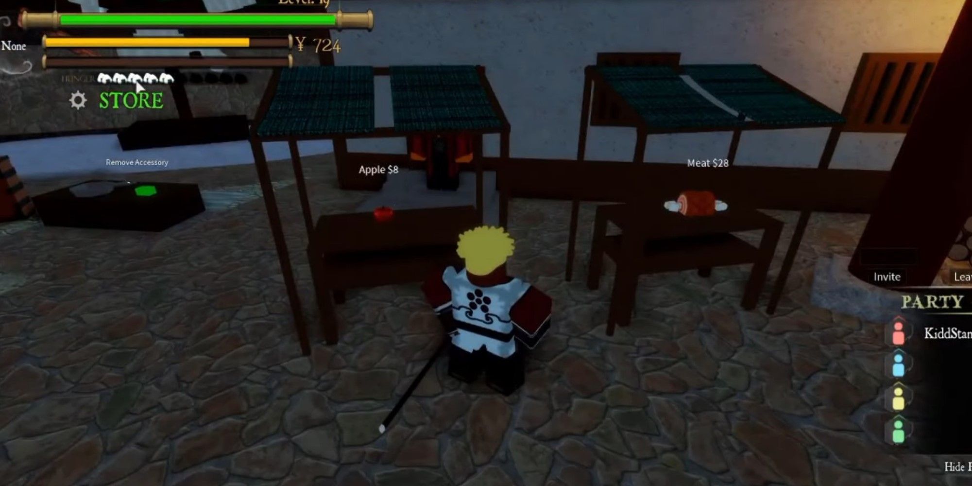 roblox demon slayer rpg 2 food hunger