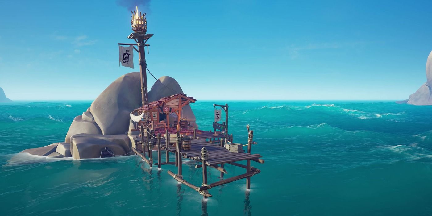 Seapost in Sea of Thieves
