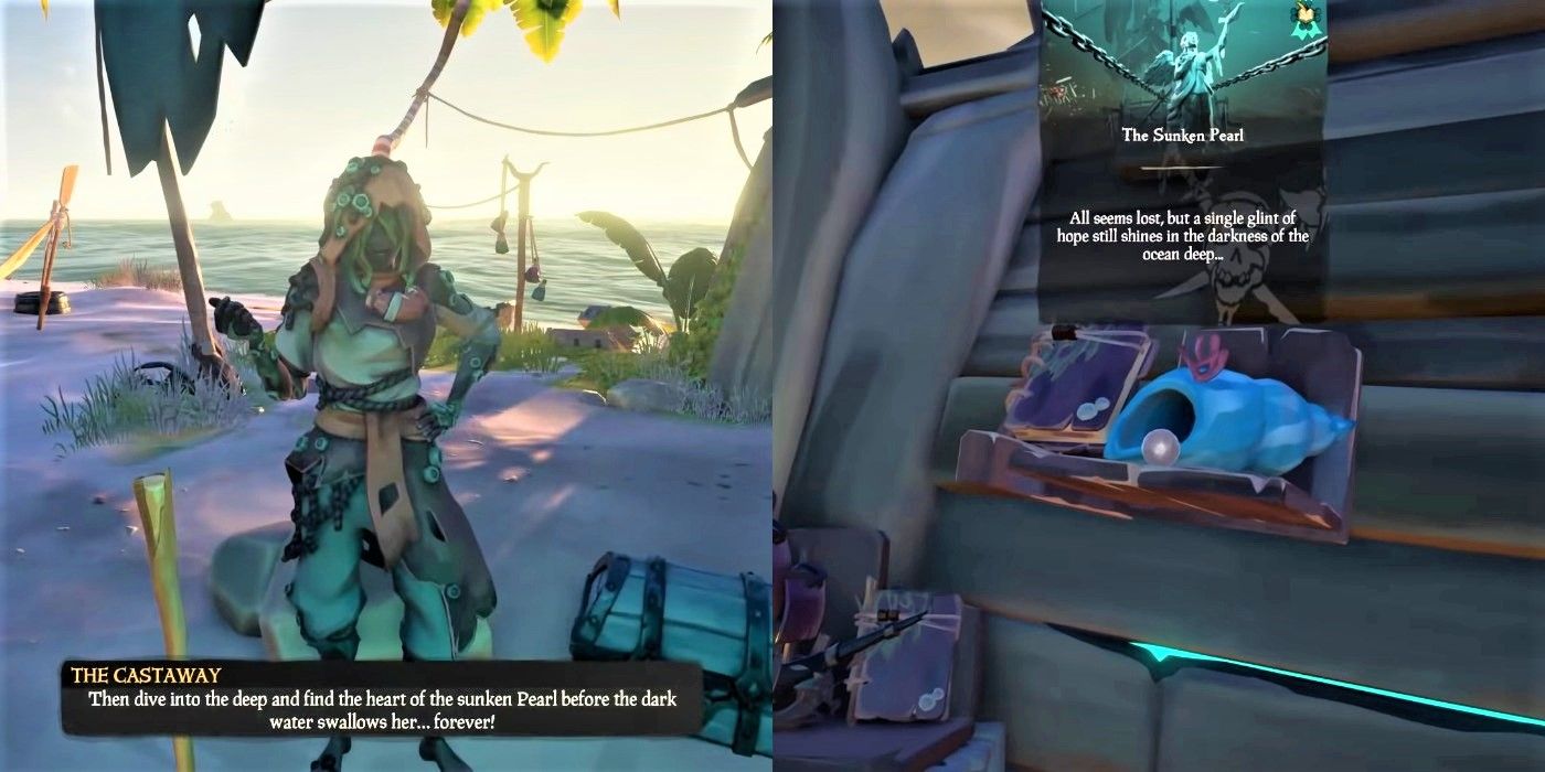 How to start The Sunken Pearl Tall Tale in Sea of Thieves