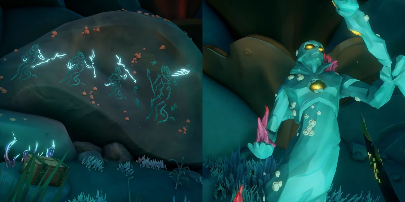 Mermaid Puzzle in the Sea of Thieves Sunken Pearl Tall Tale