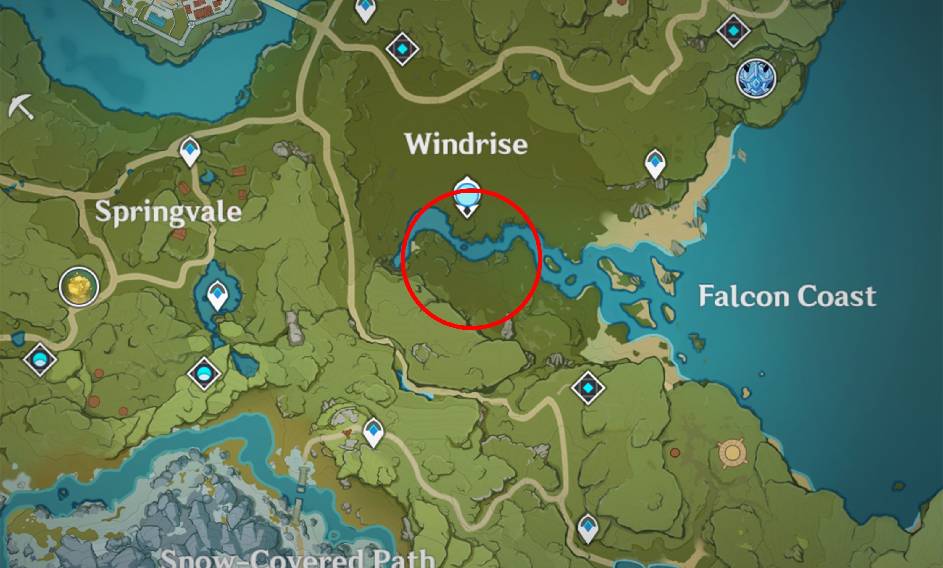 Windwheel aster location near Windrise