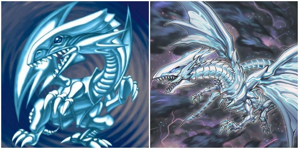 yugioh blue eyes white dragon and blue eyes alternative white dragon card art