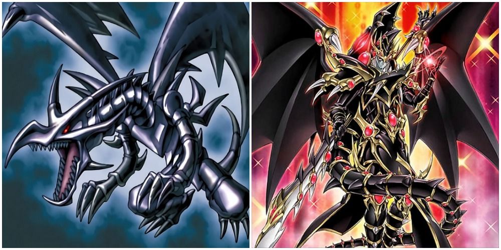 yugioh red eyes black dragon and red eyes dark dragoon card art