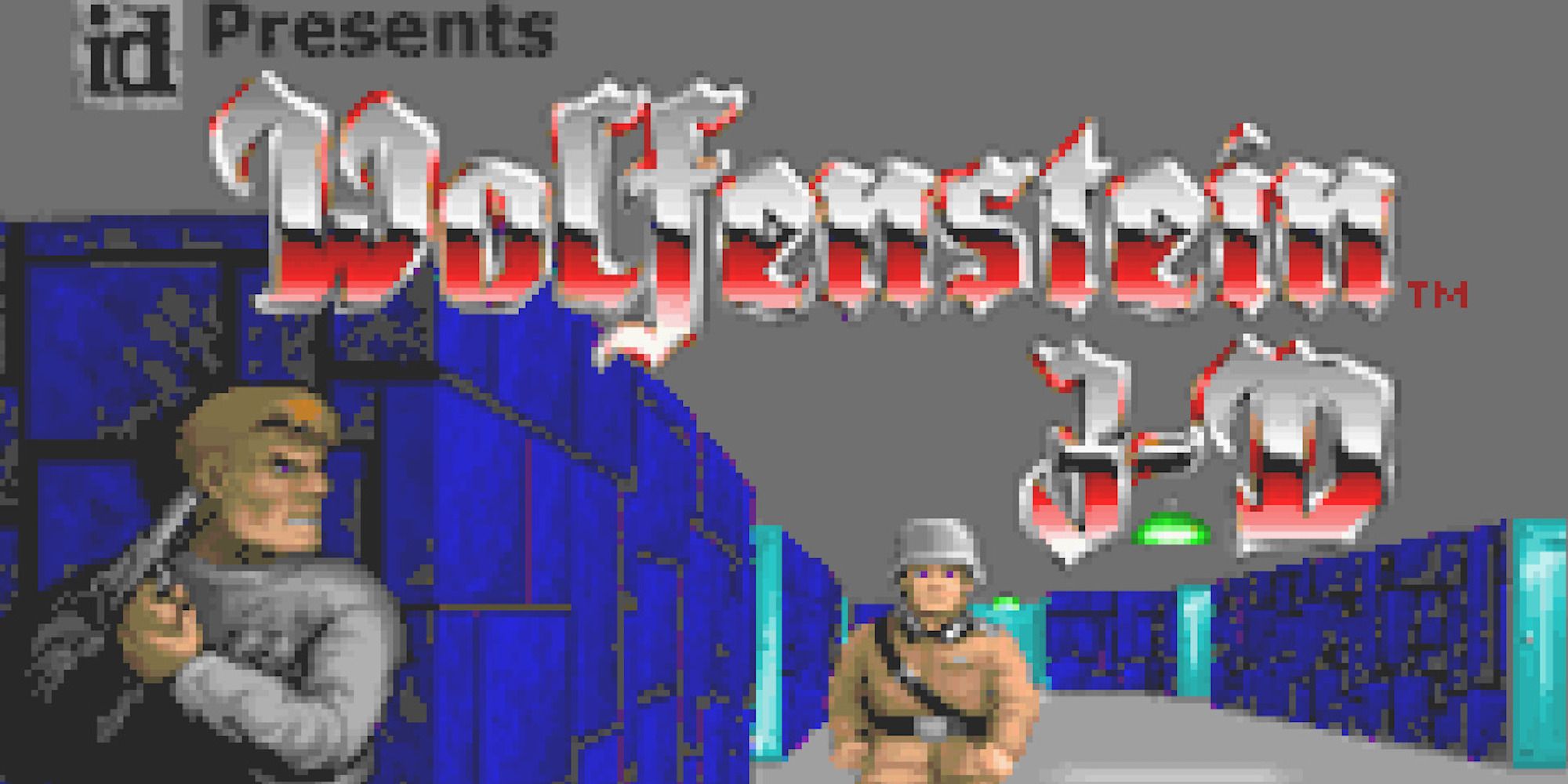 the title screen from Wolfenstein 3D