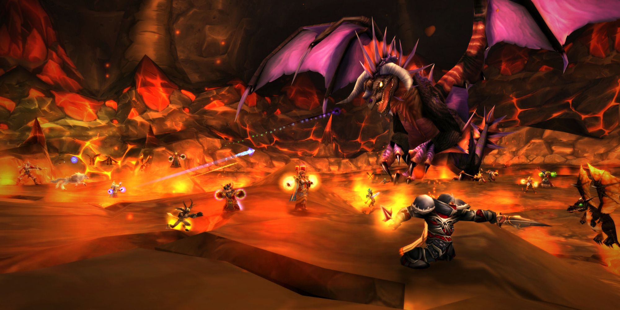 Fighting enemies in World Of Warcraft 
