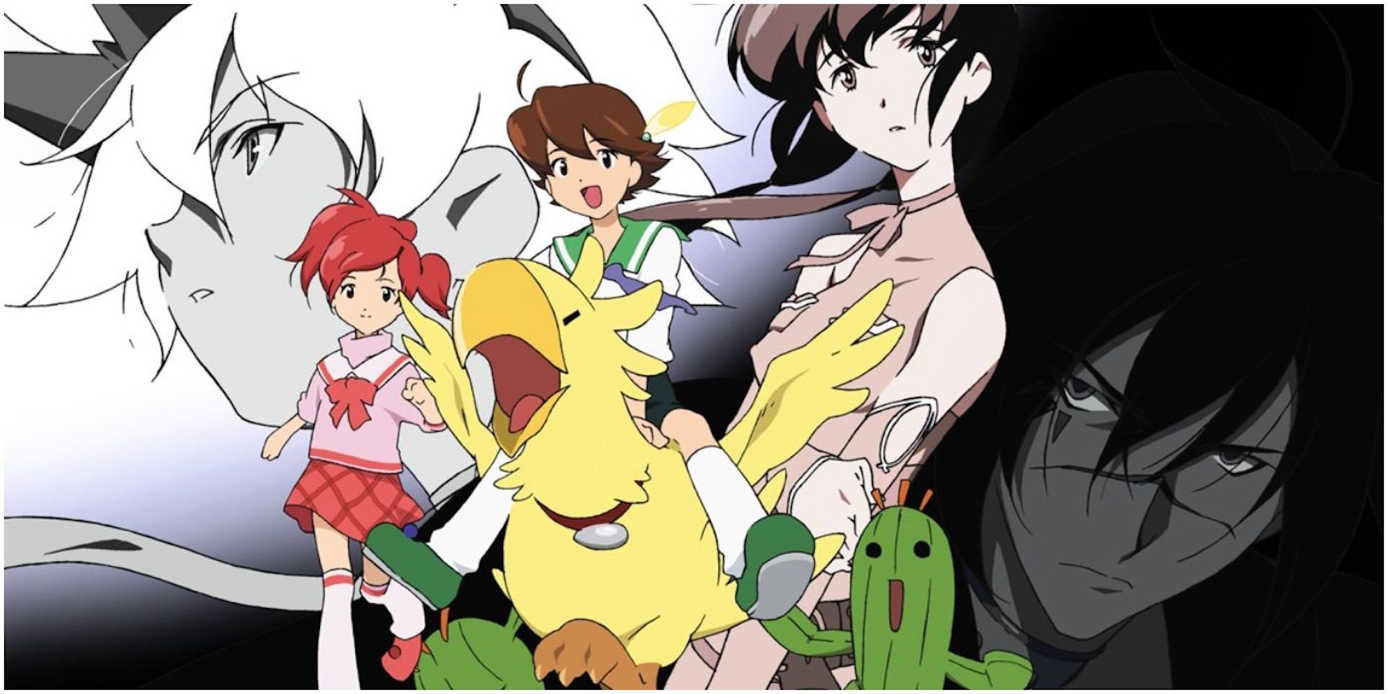 Promo art featuring characters from Final Fantasy: Unlimited