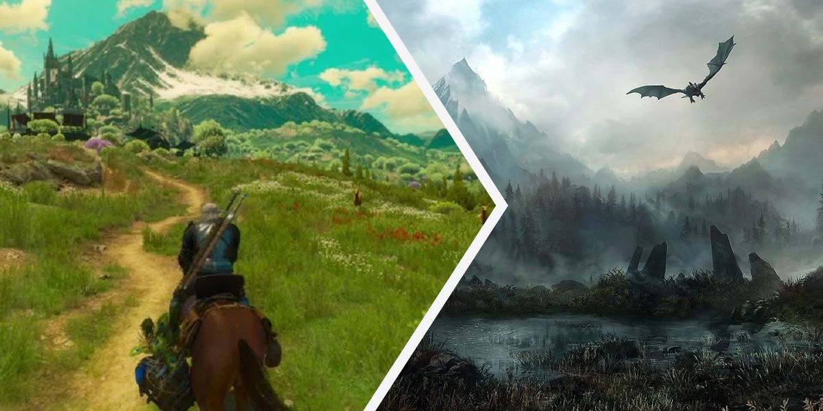 A Color Comparison between the witcher 3 and Skyrim