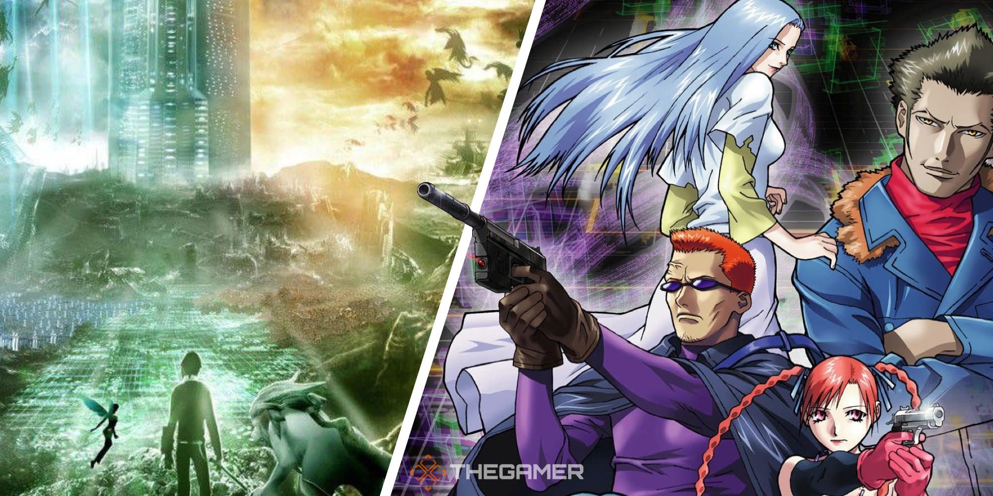 Split image of Shin Megami Tensei's Imagine and Nine Games