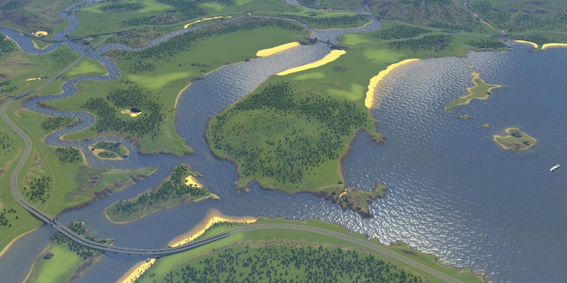 The Best Maps In Cities Skylines Ranked City Skyline Best Map 2022