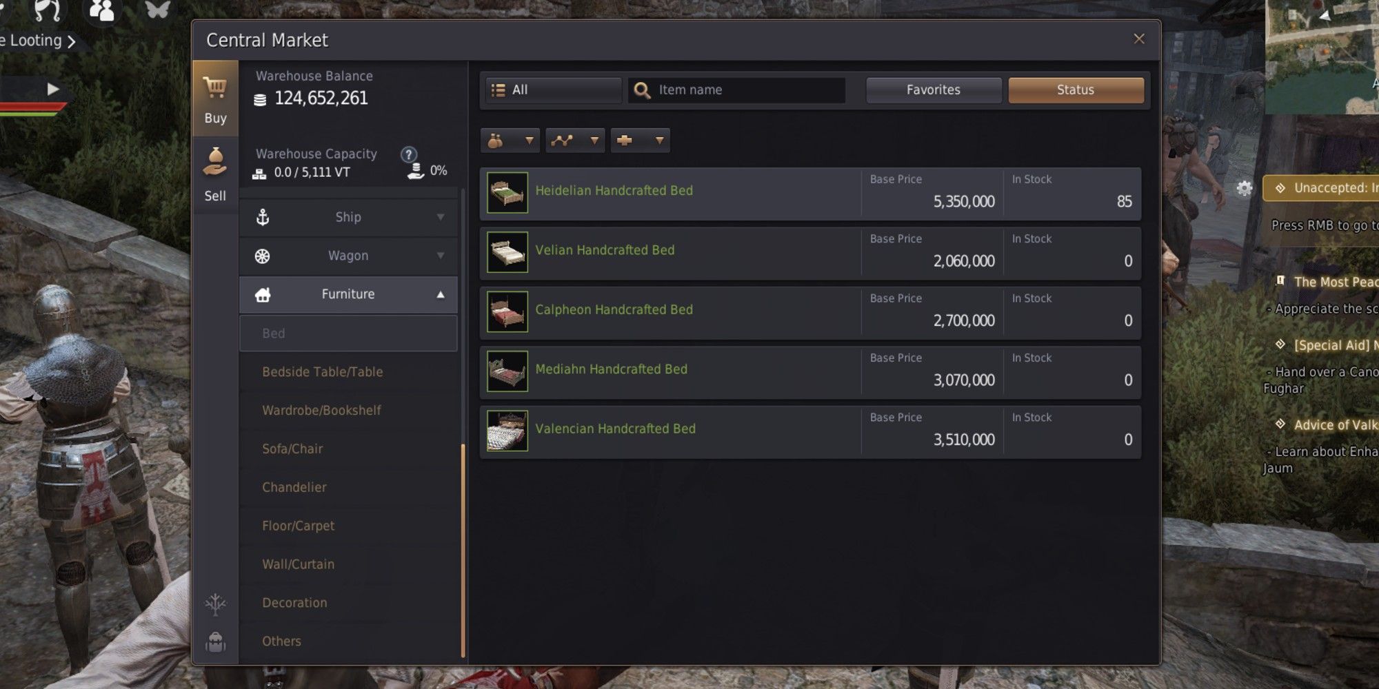 bdo central marketplace current prices