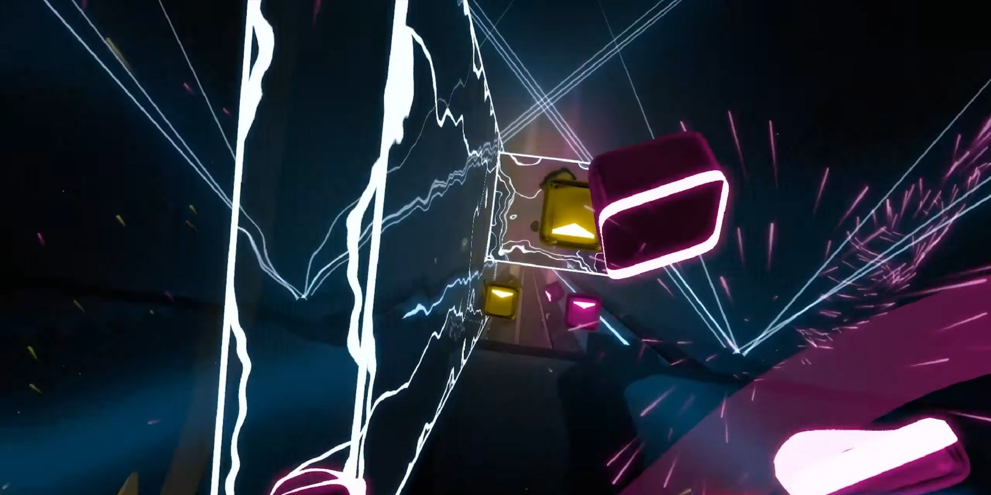 Beats And Obstacles Ahead In Beat Saber