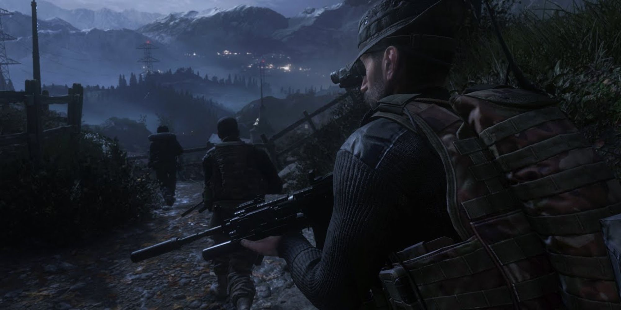 Call Of Duty 4 Modern Warfare Remastered Screenshot Of Captain Price Using Stealth
