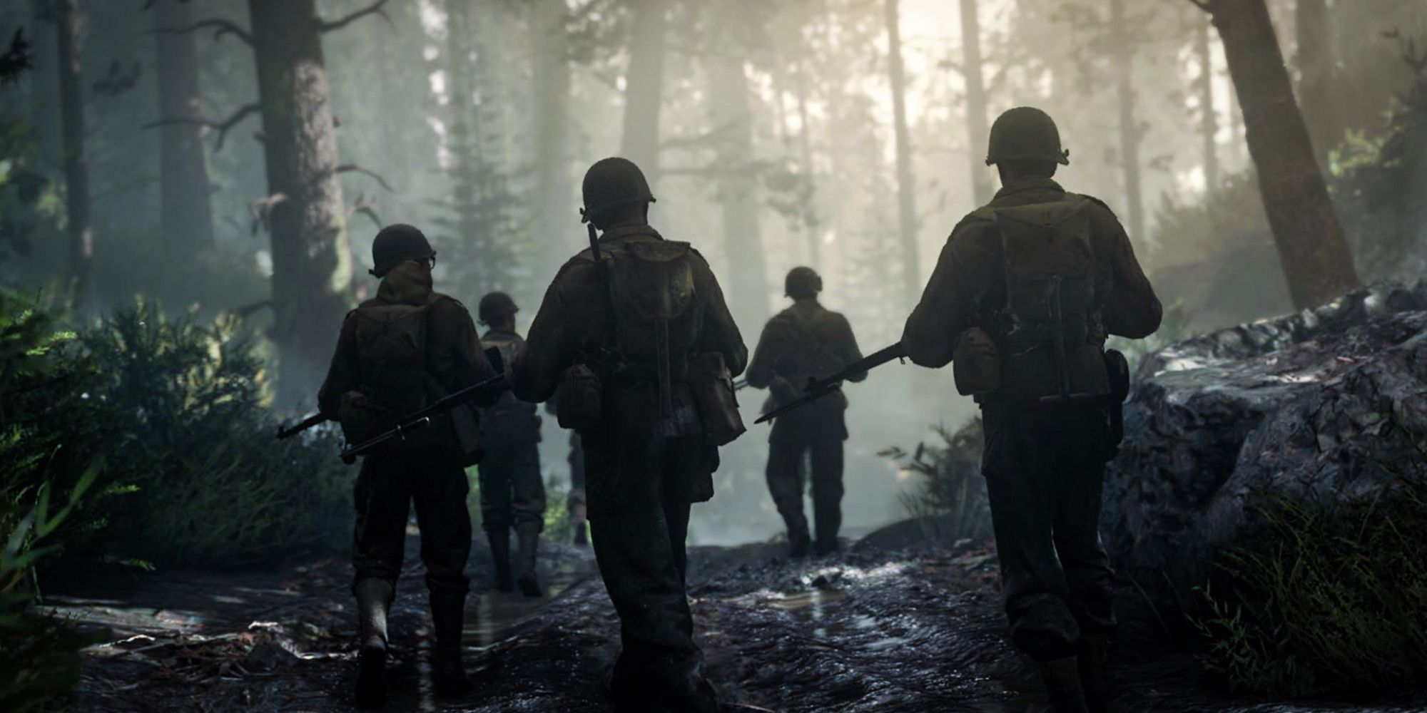 Call of Duty WW2 Screenshot Of Back Of Squad