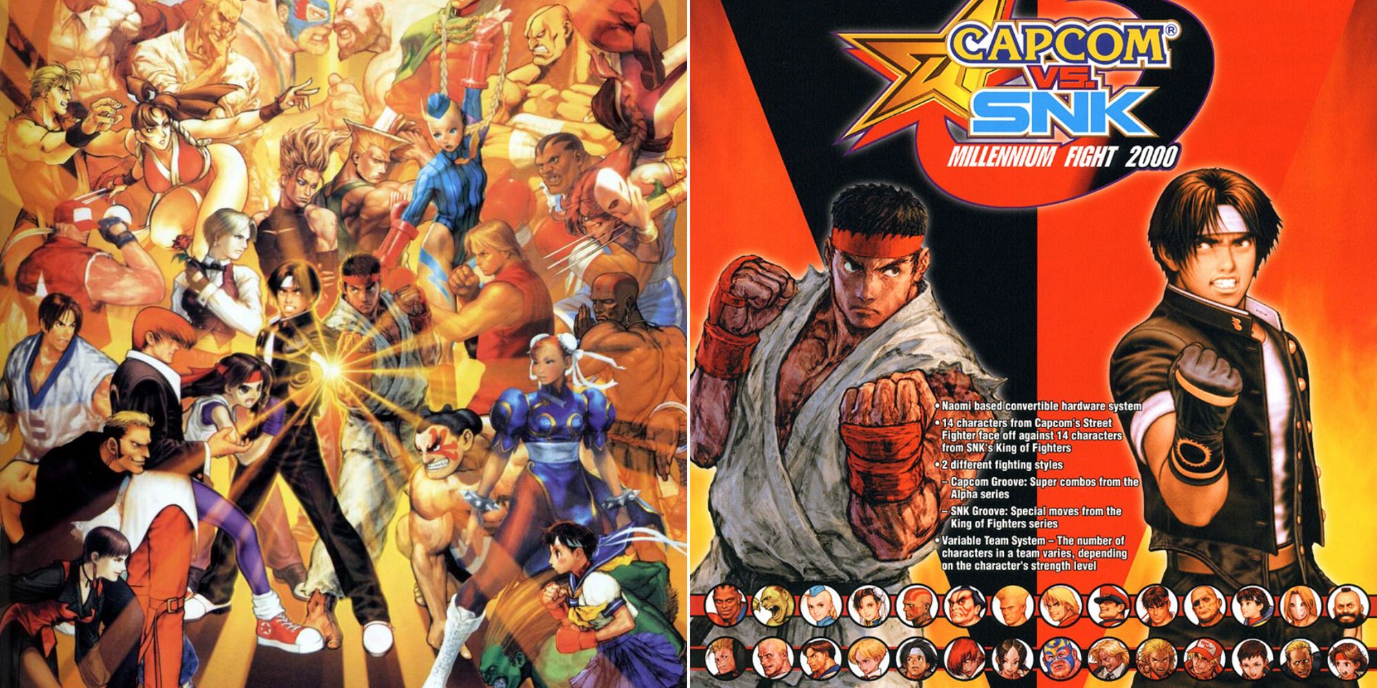 Capcom Vs. SNK Millennium Fight 2000 Poster