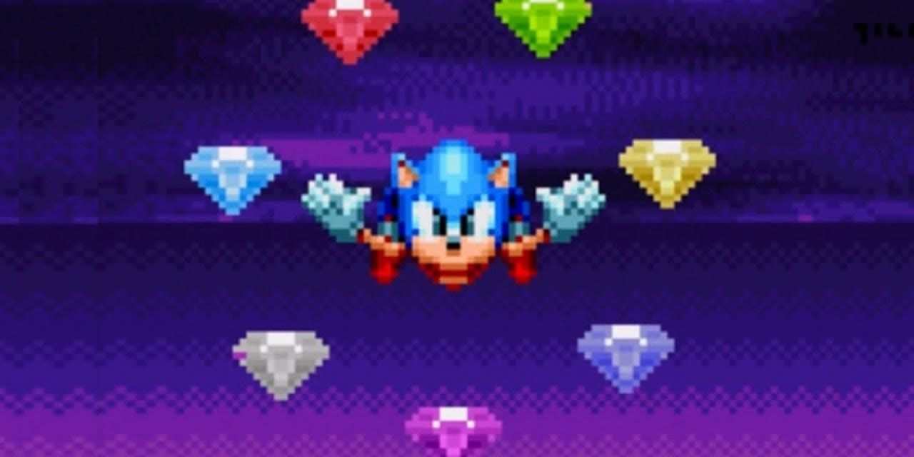 Chaos Emeralds in Sonic Mania