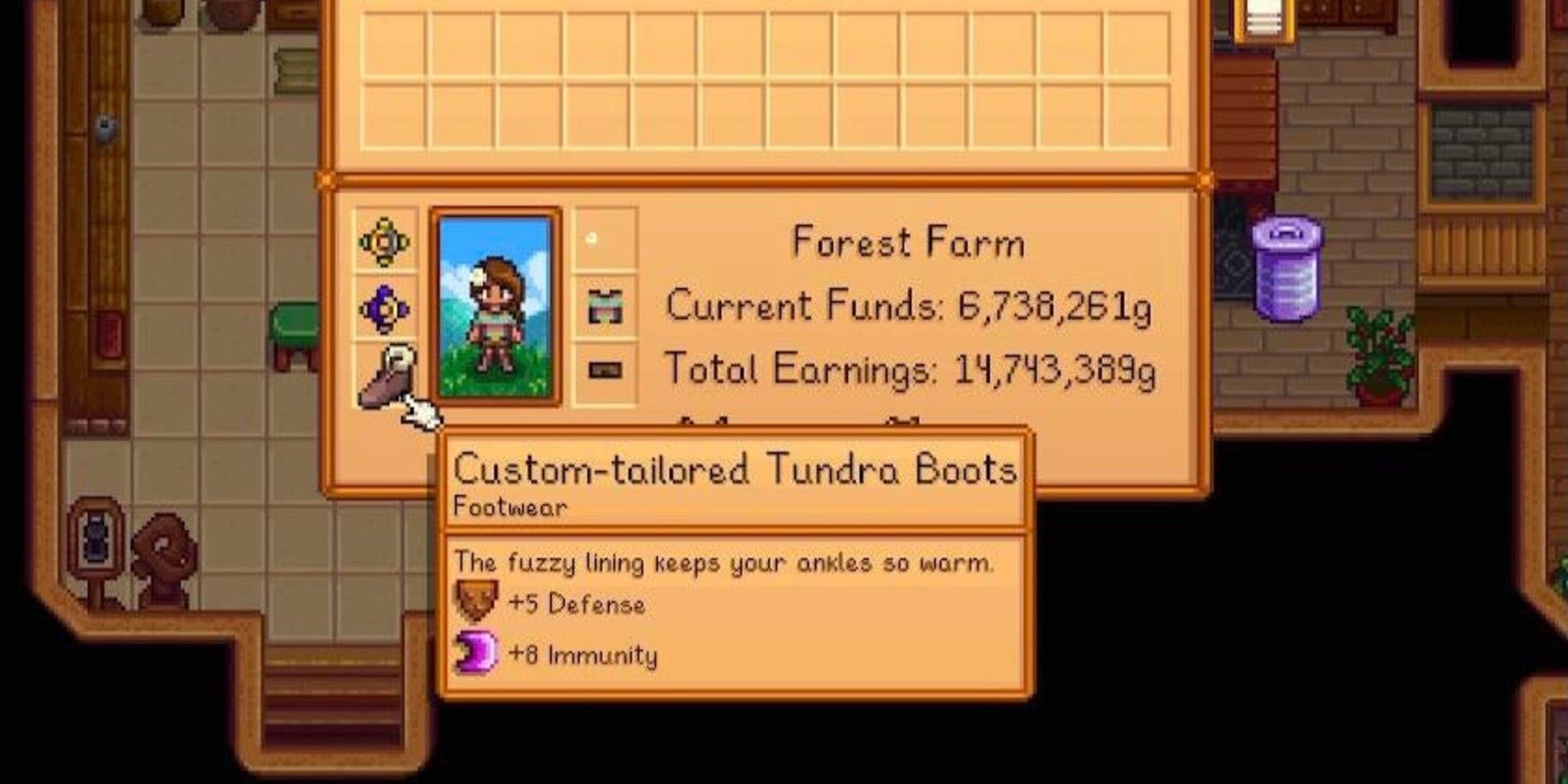 can't use sewing machine stardew