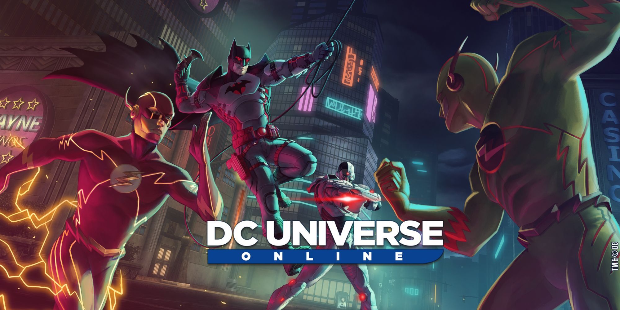 DC Universe Online The Flash Batman Cyborg