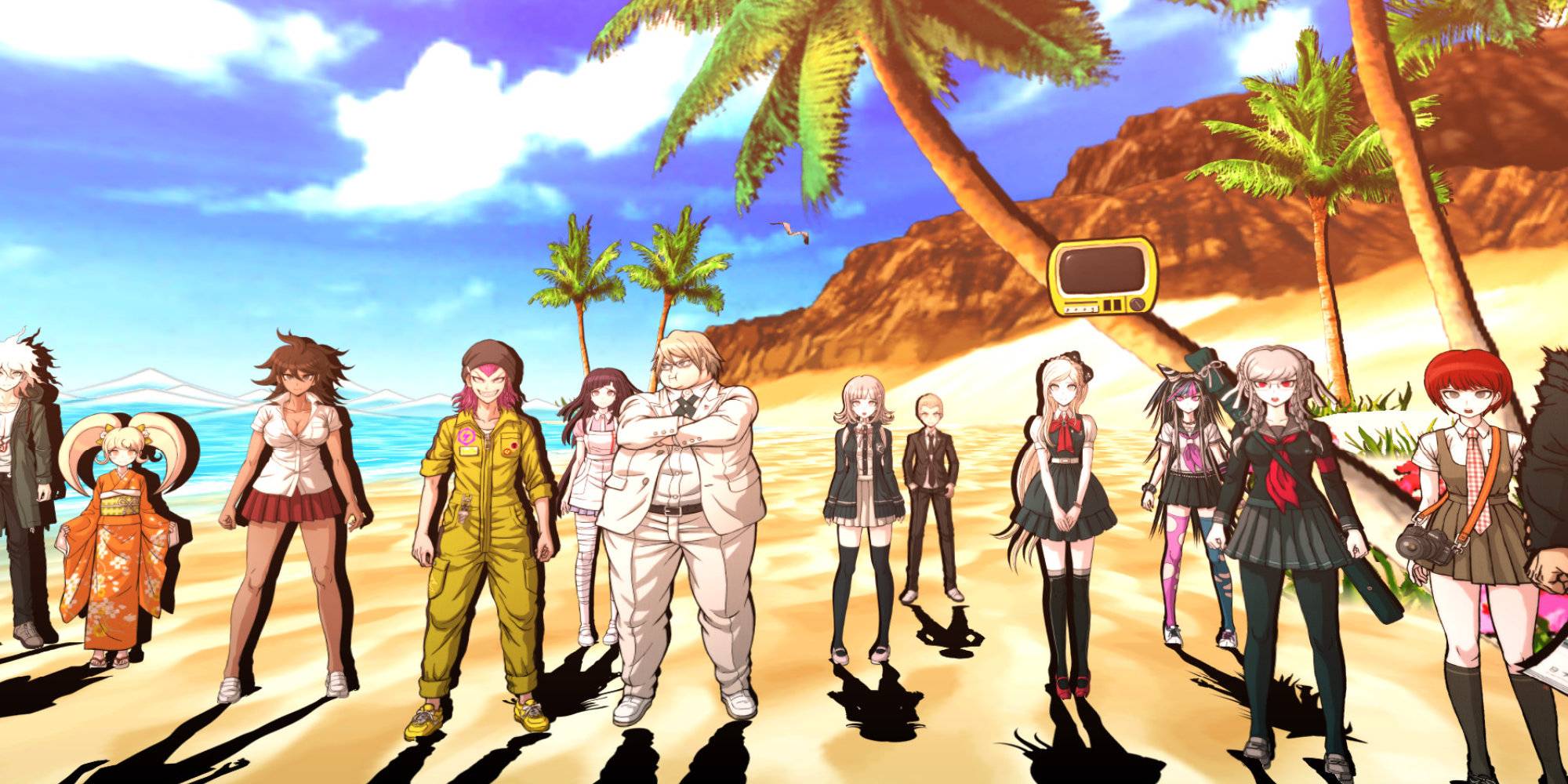 Danganronpa 2 beach