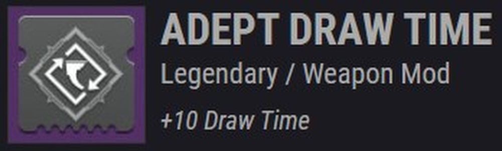 Destiny 2 Adept Draw Time