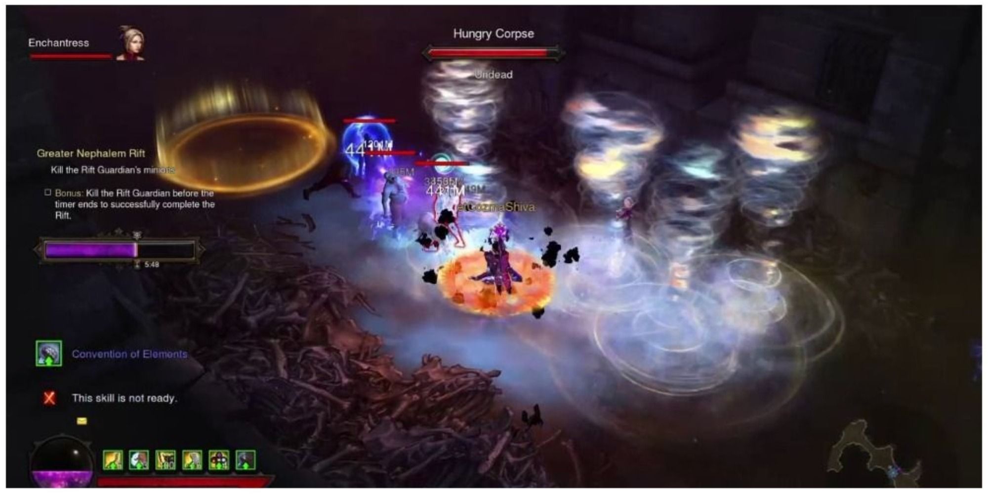 Diablo 3 Using Twisters On Hungry Corpse Zombies