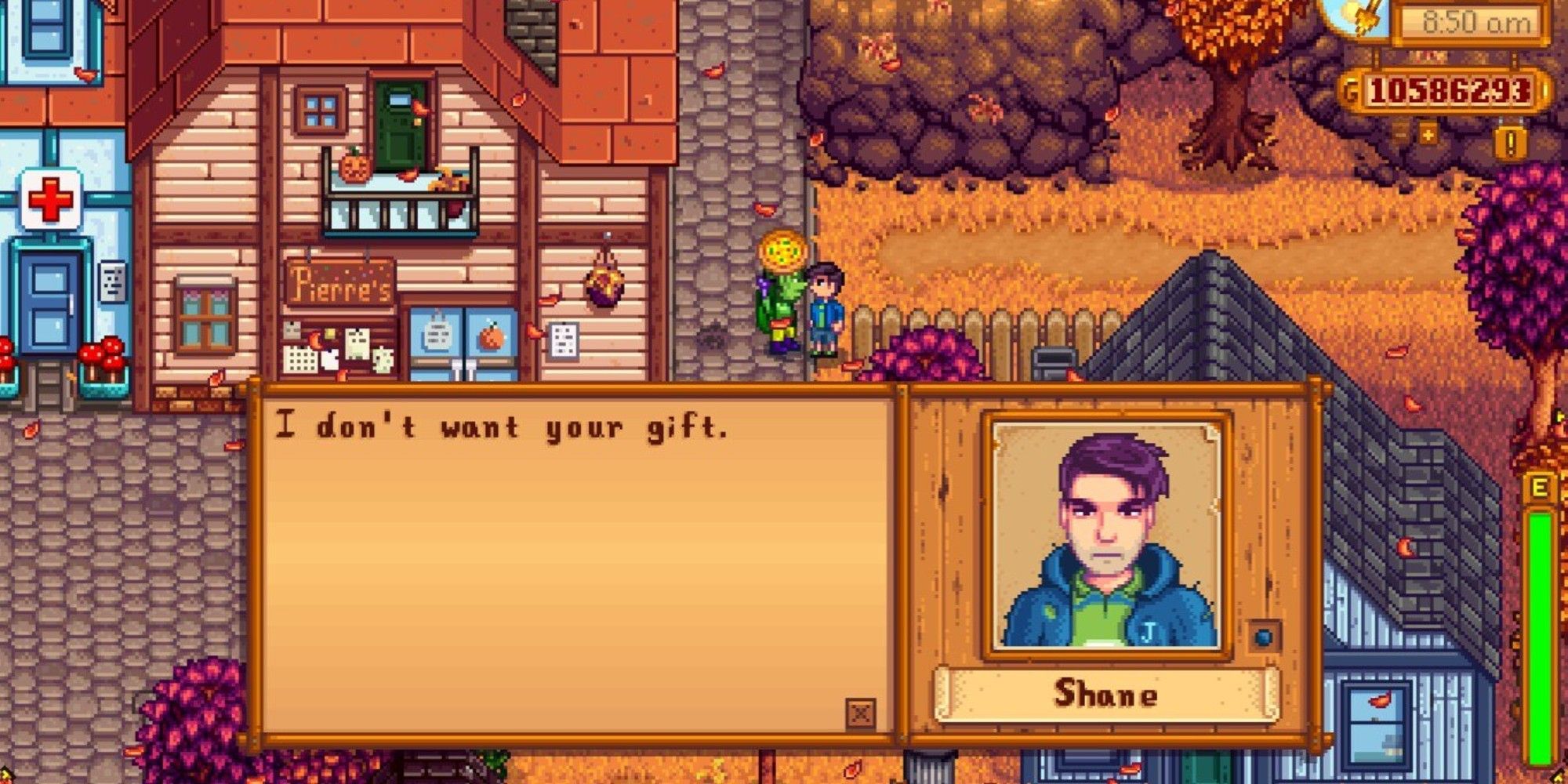 dialogue after player divorces shane in stardew valley