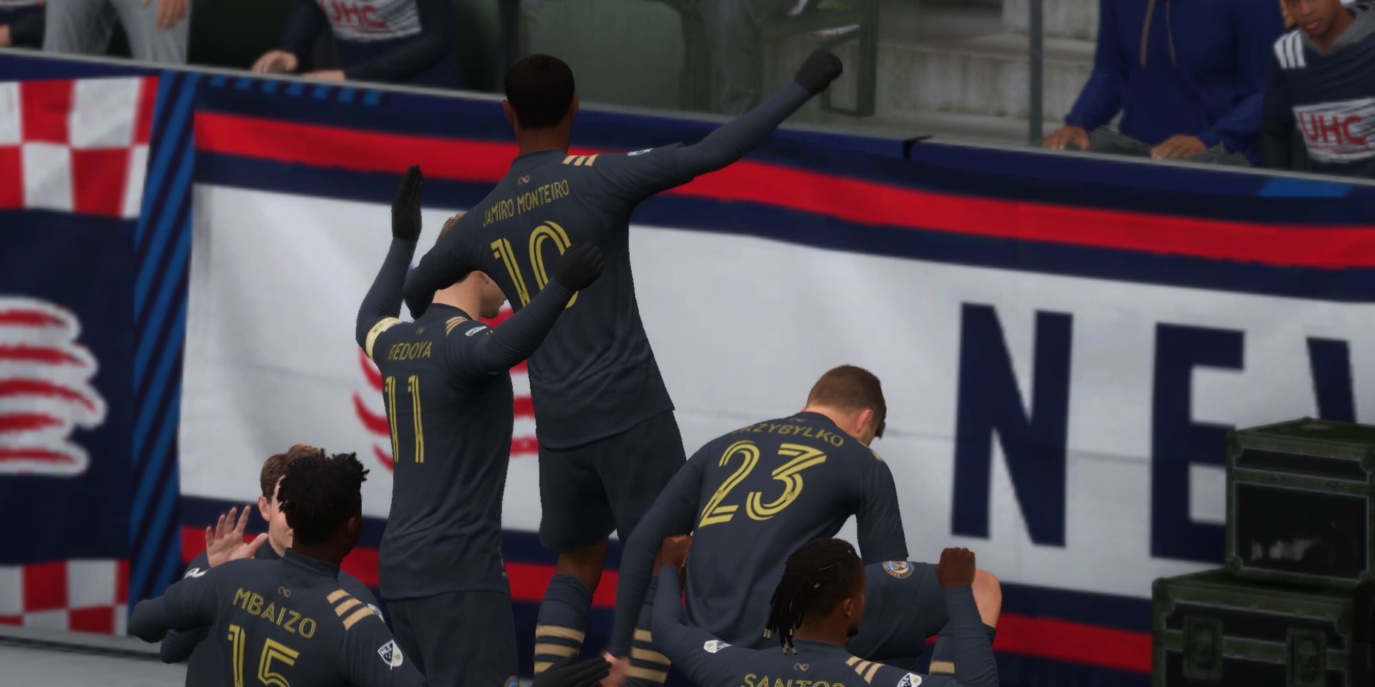 FIFA 21 Screenshot Of Philadelphia Union Celebrating A Goal