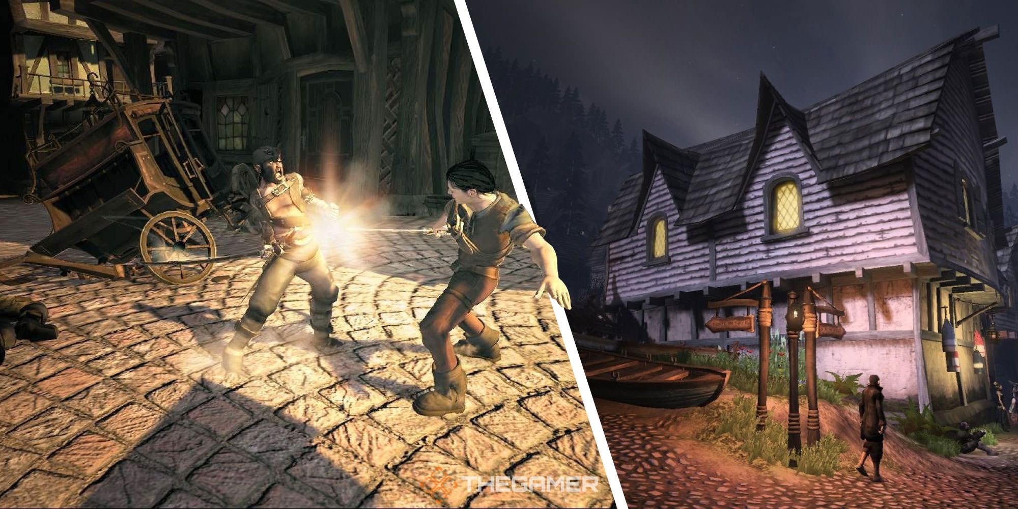Split image of Fable 2