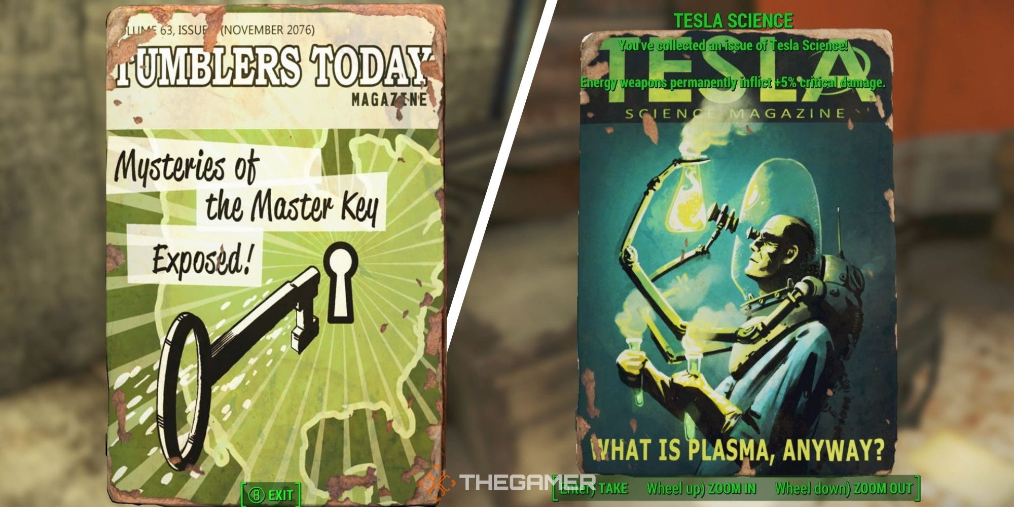 Split image of Fallout's 4 Best Magazines