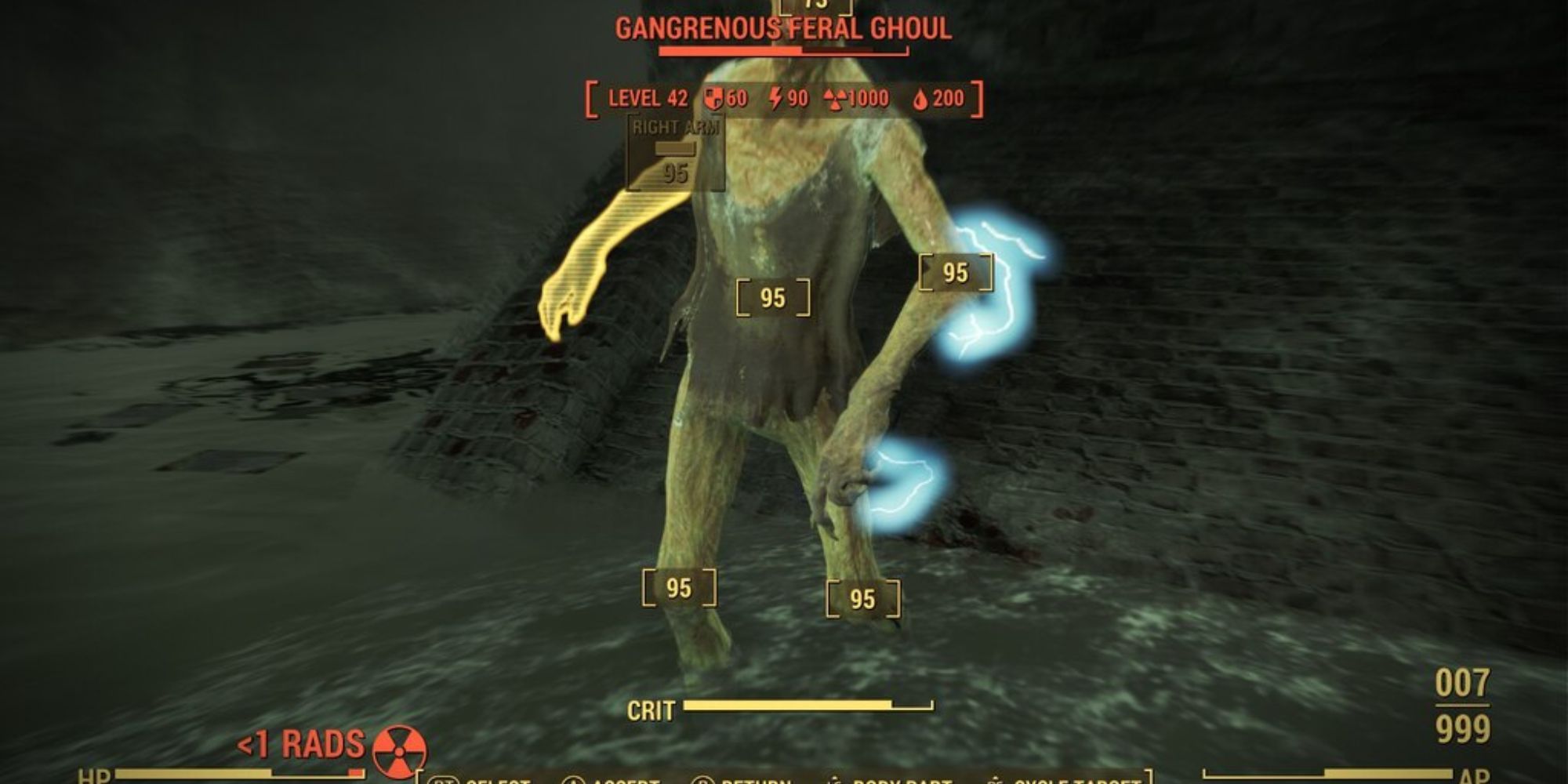 Fallout 4 Gangrenous Feral Ghoul