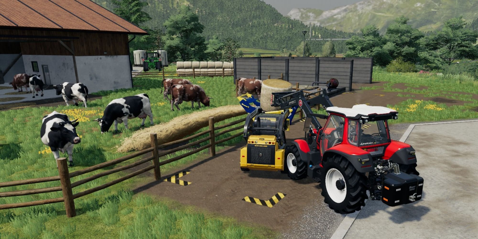 Farming Simulator 19 Feeding Cows Straw Happy Animals Mod