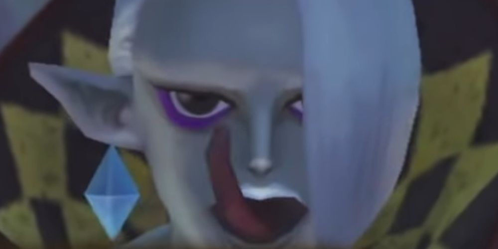 Ghirahim Being Creepy In A Cutscene At Skyview Temple