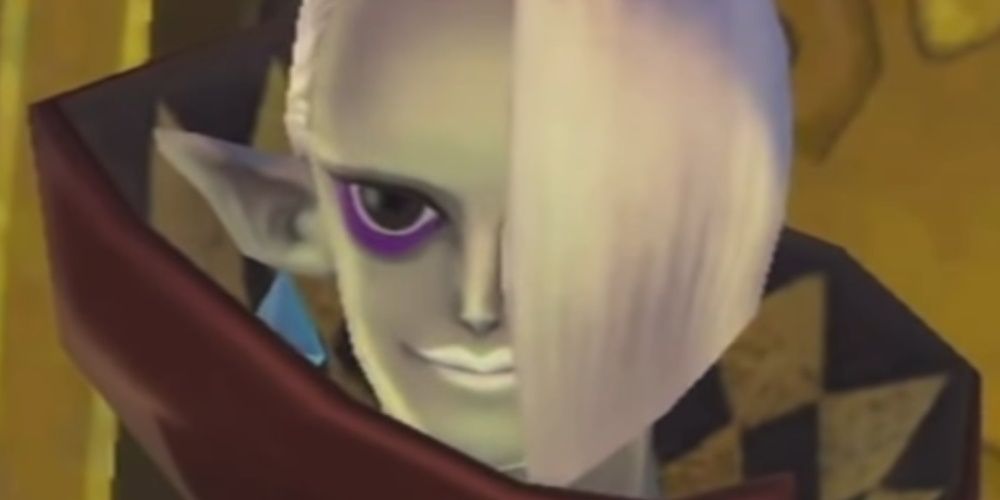 Ghirahim Skyview Cutscene When He First Sees Link