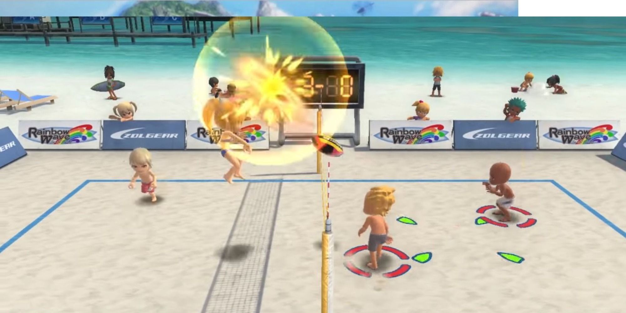Go Vacation volleyball gameplay