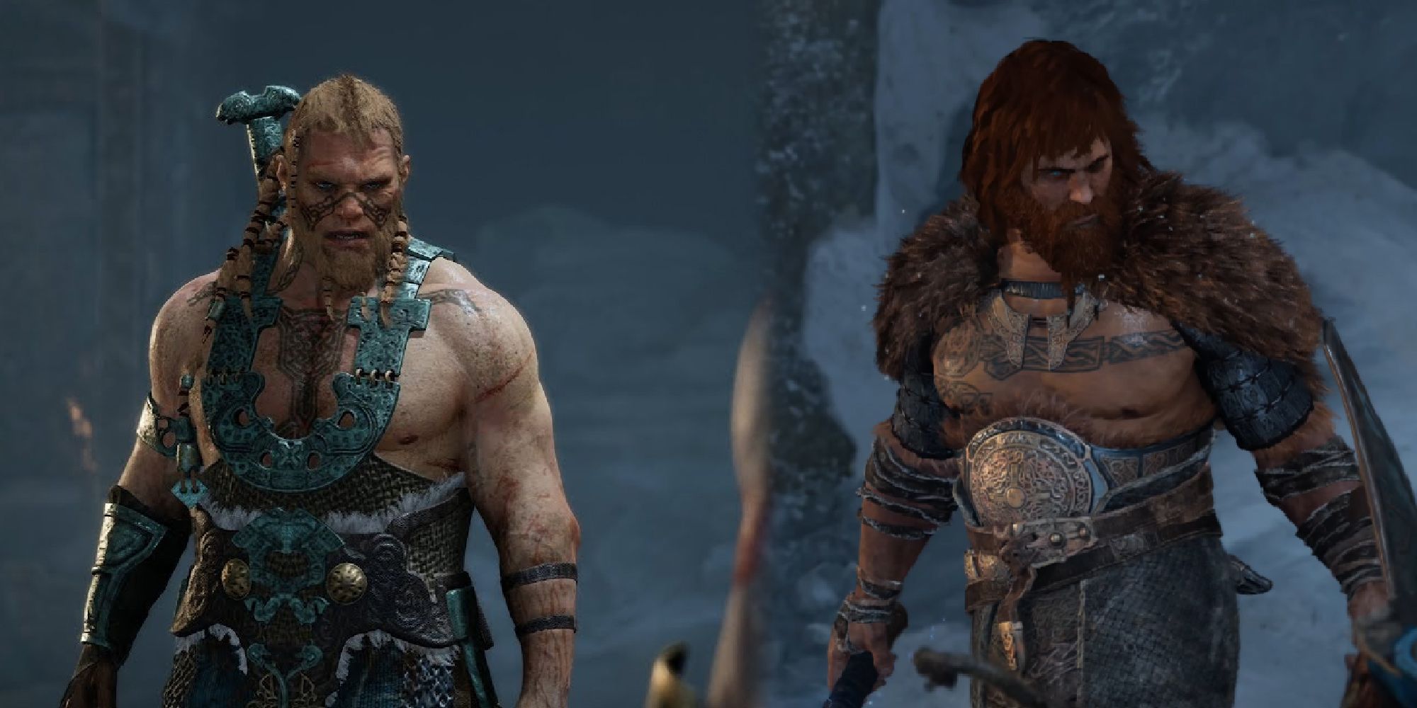 God Of War 2018 - Screencaps Of Both Modi And Magni Up Close