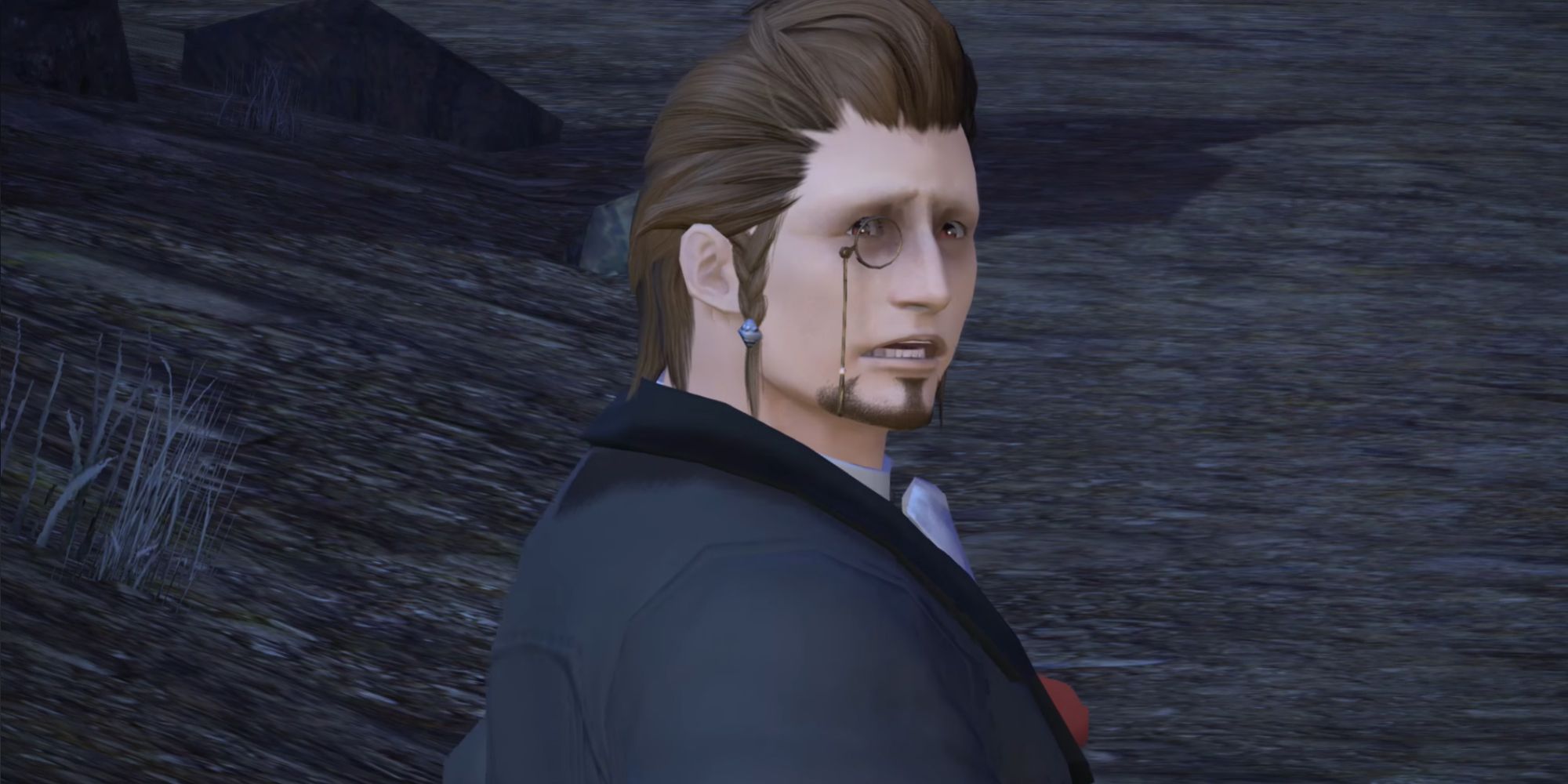 Hildibrand from FFXIV looking confused