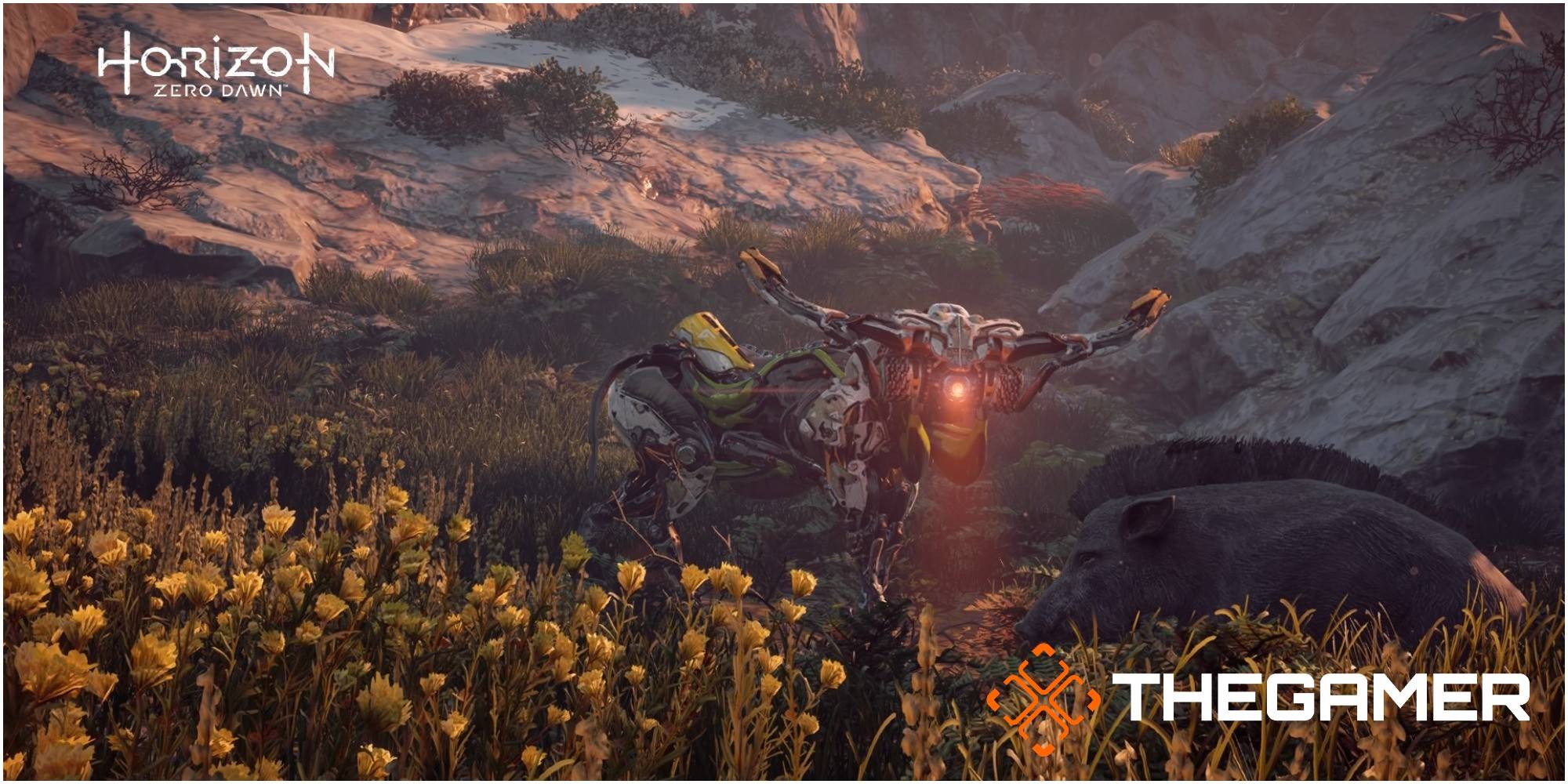 Horizon Zero Dawn Machines From Frozen Wilds And Base Game