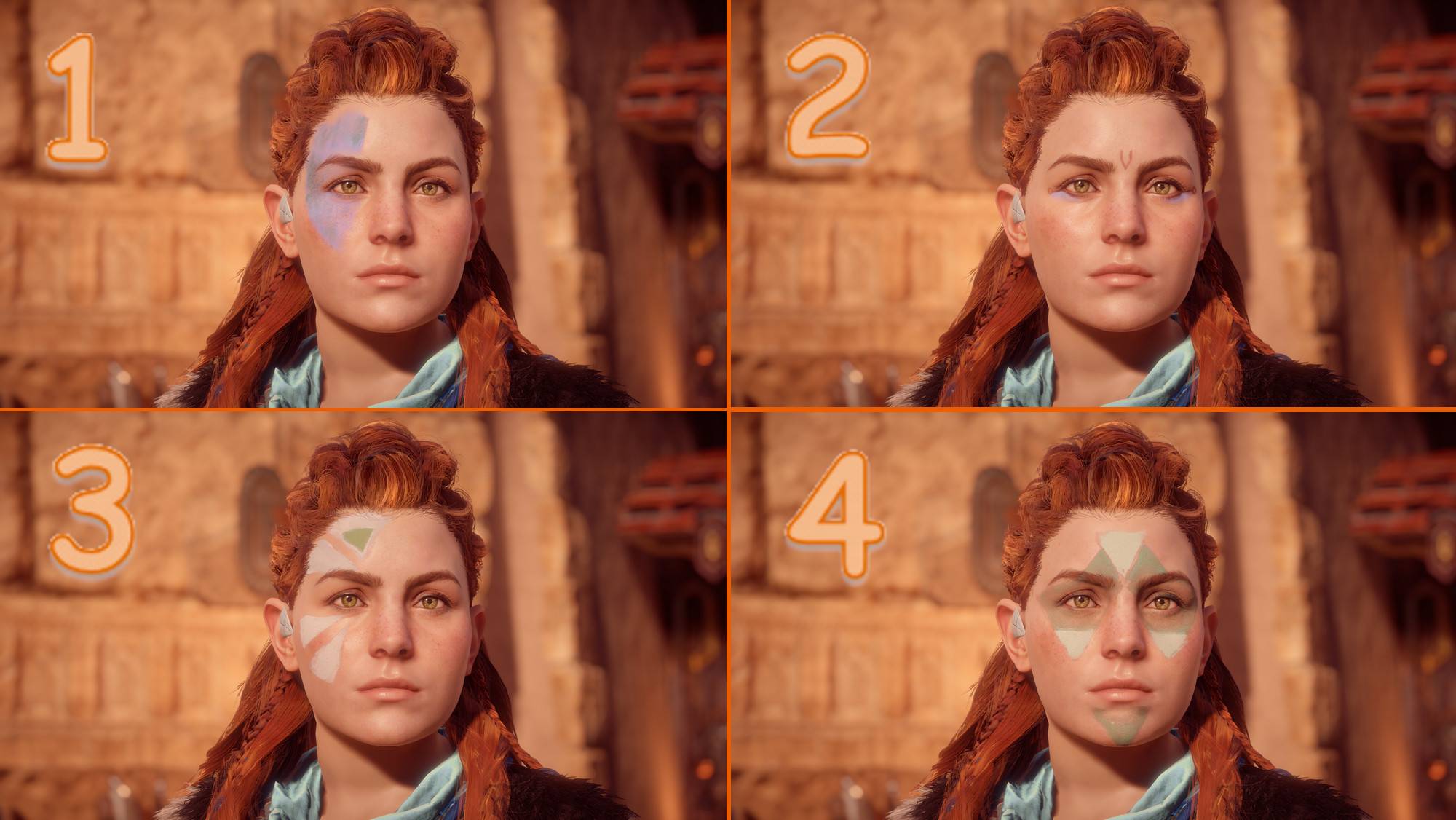 Horizon Zero Dawn How To Unlock Face Paint And Every Other Cosmetic Reward Horizon Zero Dawn How To Unlock Face Paint And Every Other Cosmetic Reward