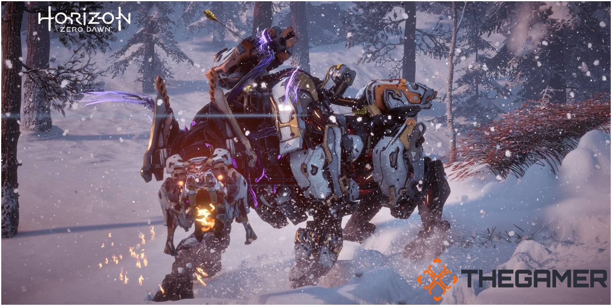 Horizon Zero Dawn Machines From Frozen Wilds And Base Game