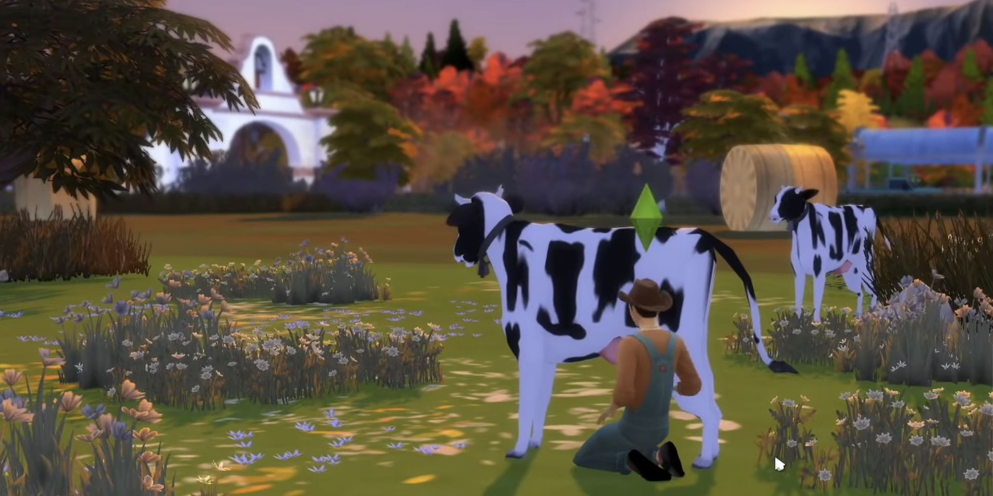 The Sims 4 Farmland mod can enhance or replace Cottage Living - it's up to  you