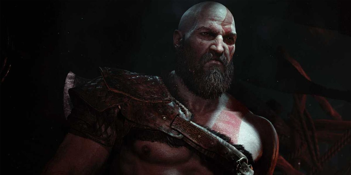 Kratos in Darkness PS4 God of War