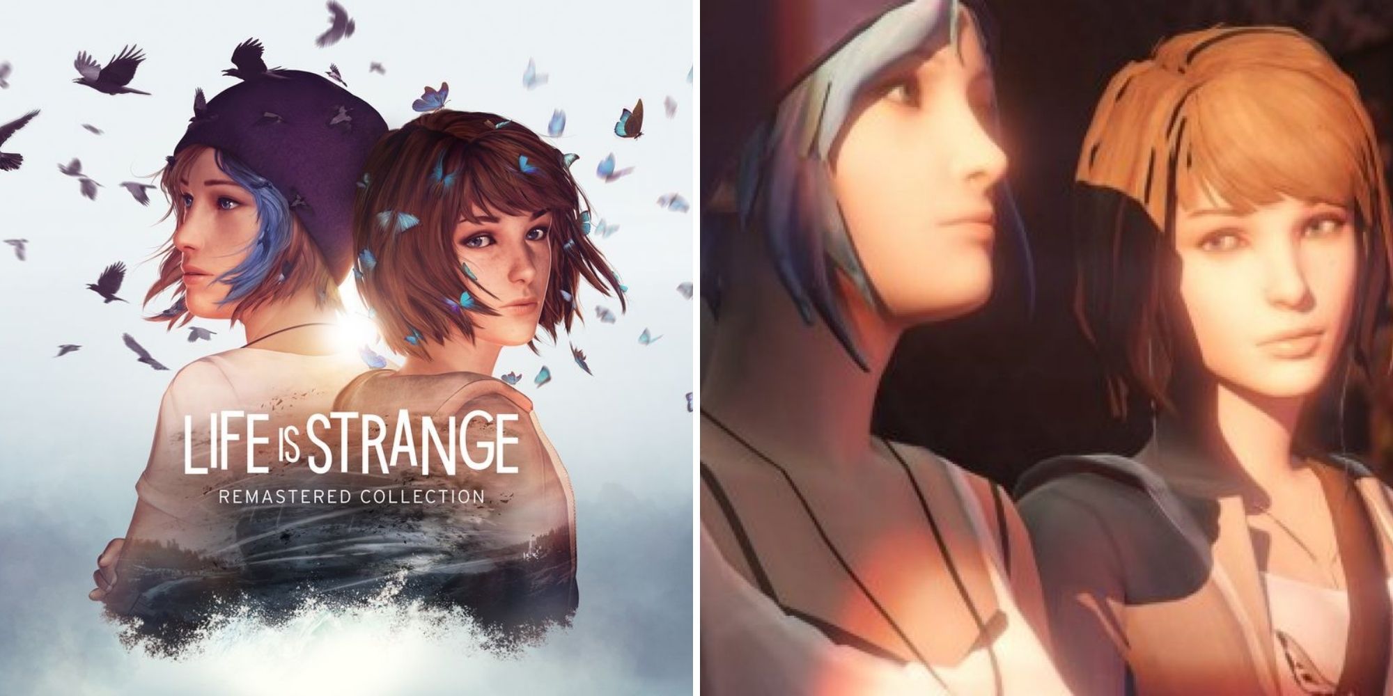 Life Is Strange Remastered Collection Cover and Max and Chloe