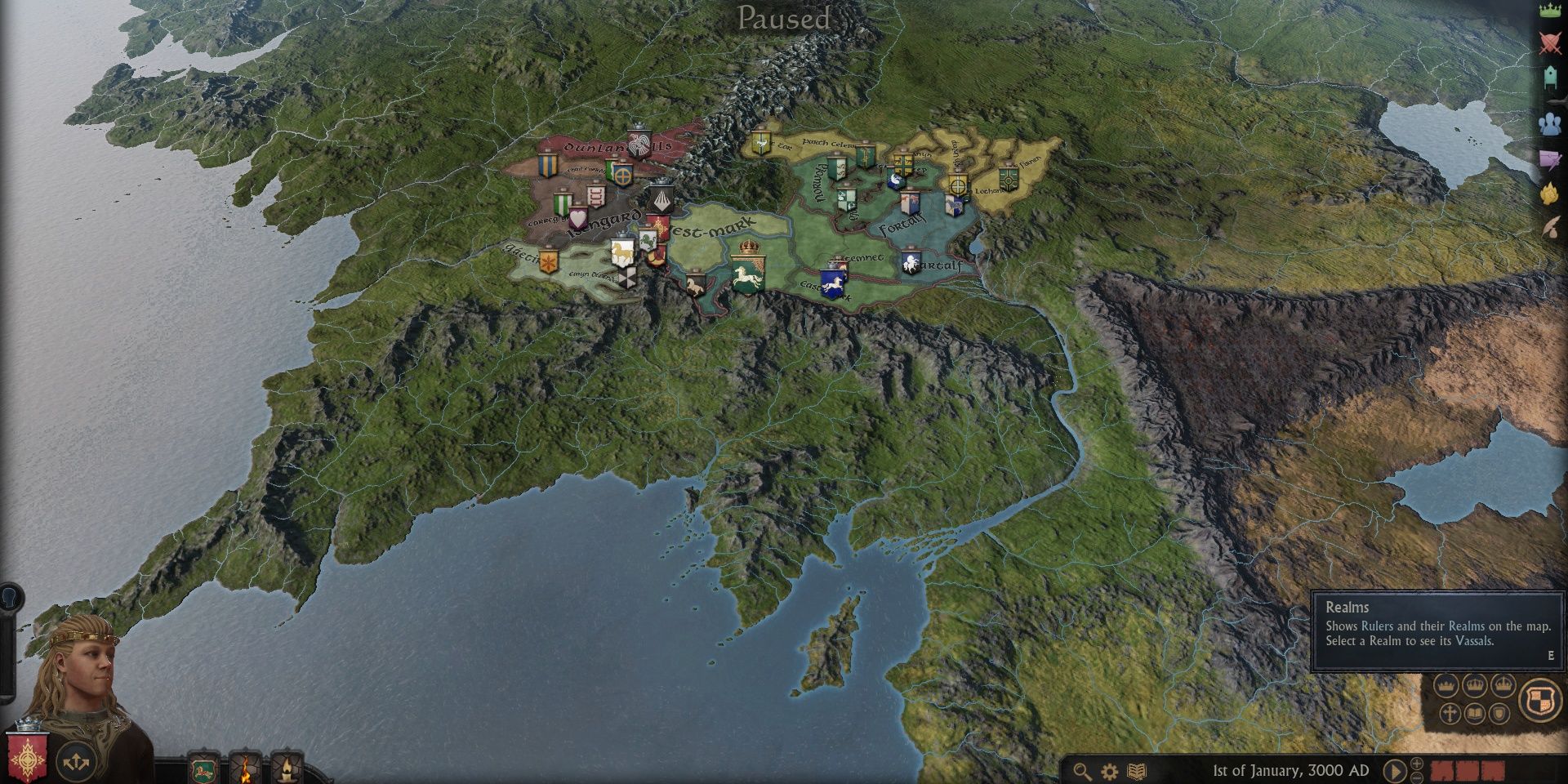 LotR: Realms In Exile mod for Crusader Kings 3