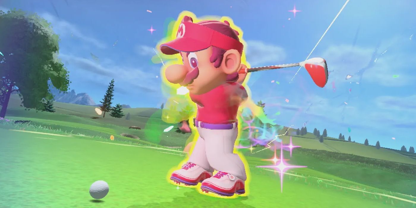 Mario Golf Super Rush 4 power shot