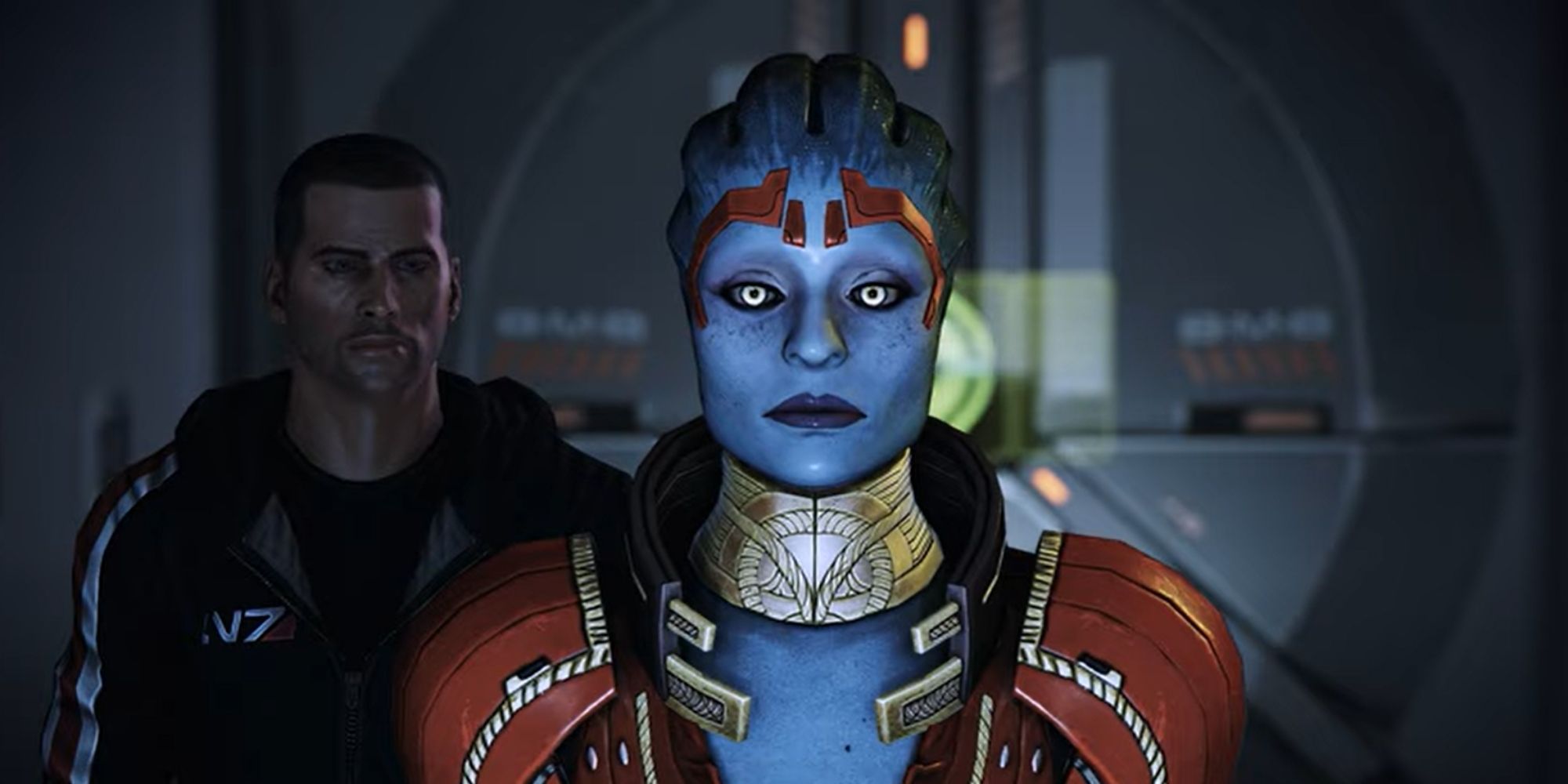 Mass Effect 2 Screenshot Shepard Talking With Samara