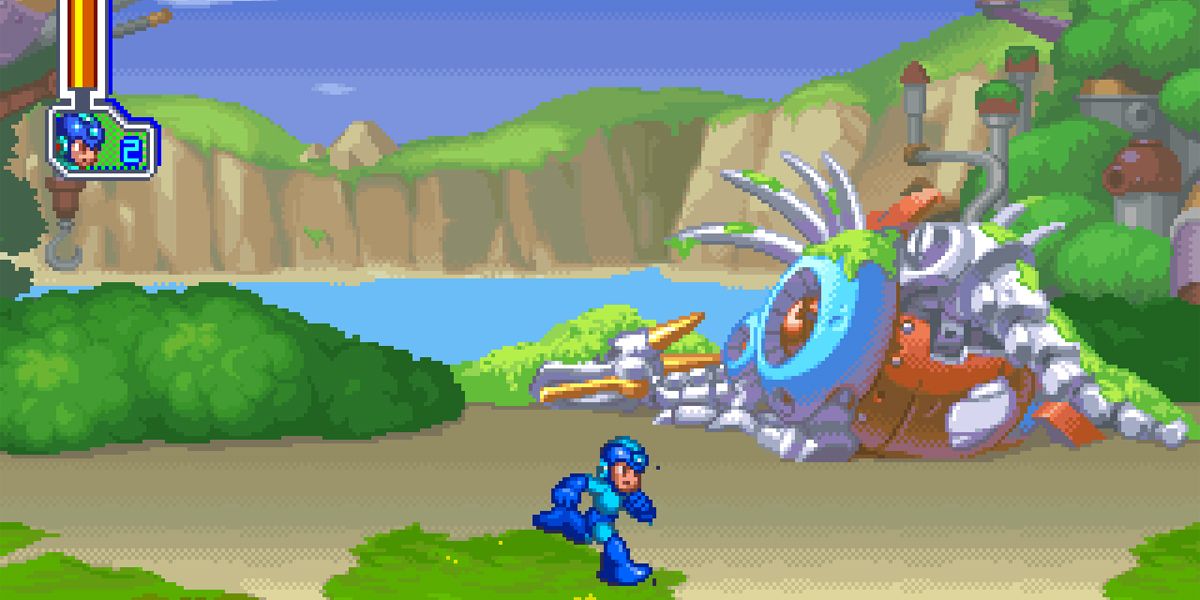 Mega Man 8 screenshot of the opening level