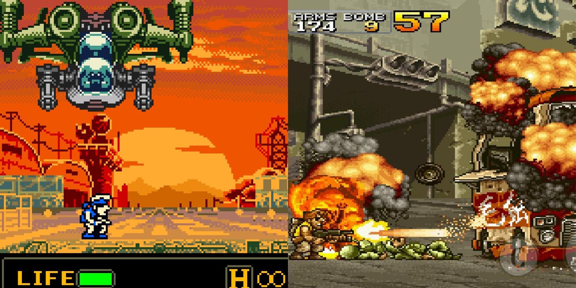 metal slug 6 arcade side art